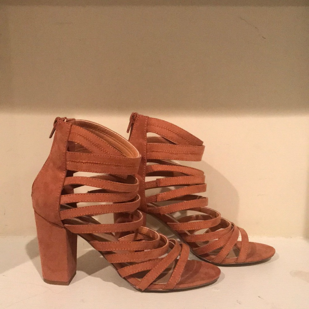 Pink Strappy Heels